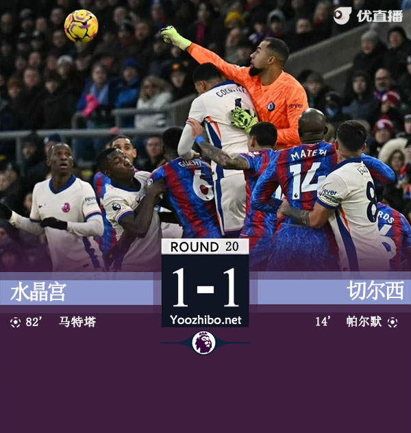 水晶宫vs<a href=/zuqiu/chelsea/ target=_blank class=infotextkey>切尔西</a>